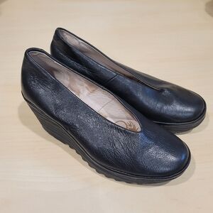 Fly London "Yaz" Ballerina Platform Wedges - 37 EU